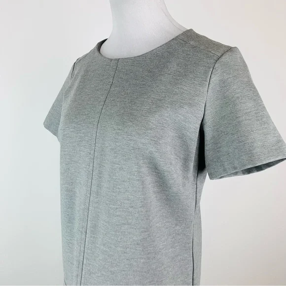 Banana Republic Gray Ponte Front Pocket Dress Medium - Picture 8 of 13